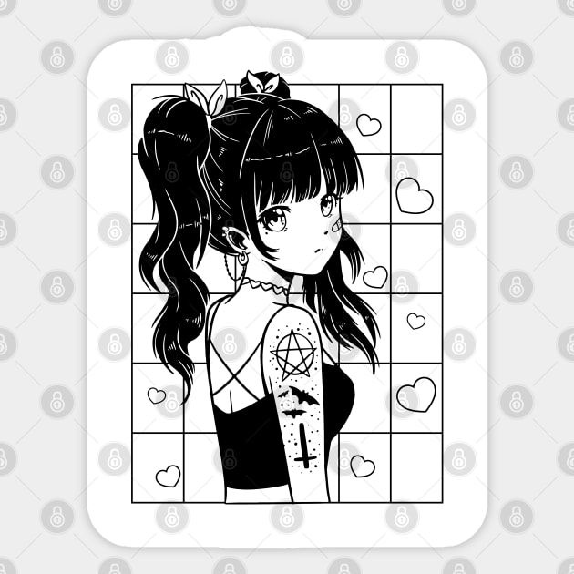 Anime Girl Sticker by PlimPlom
